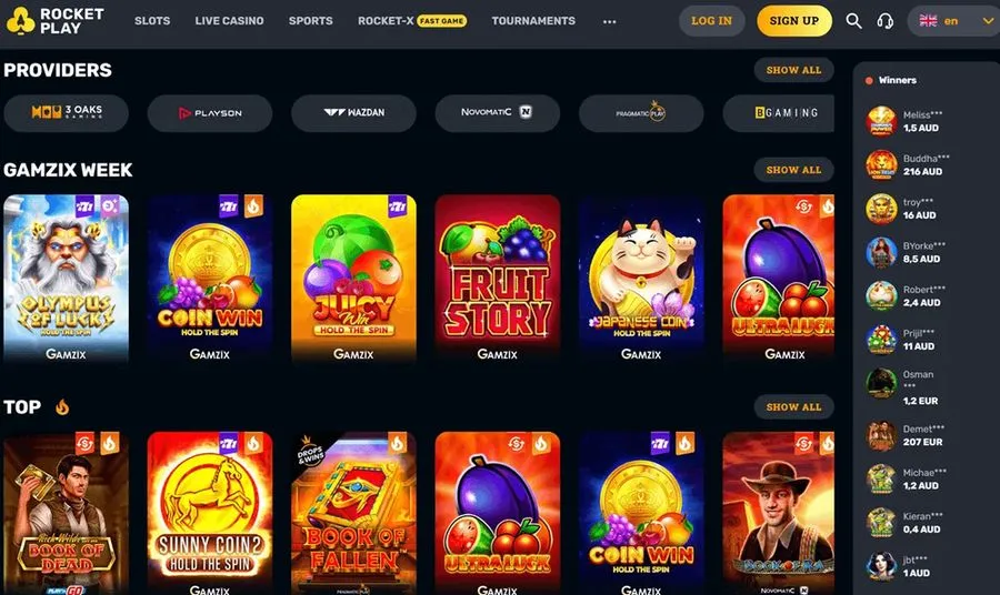 Scaricare RocketPlay